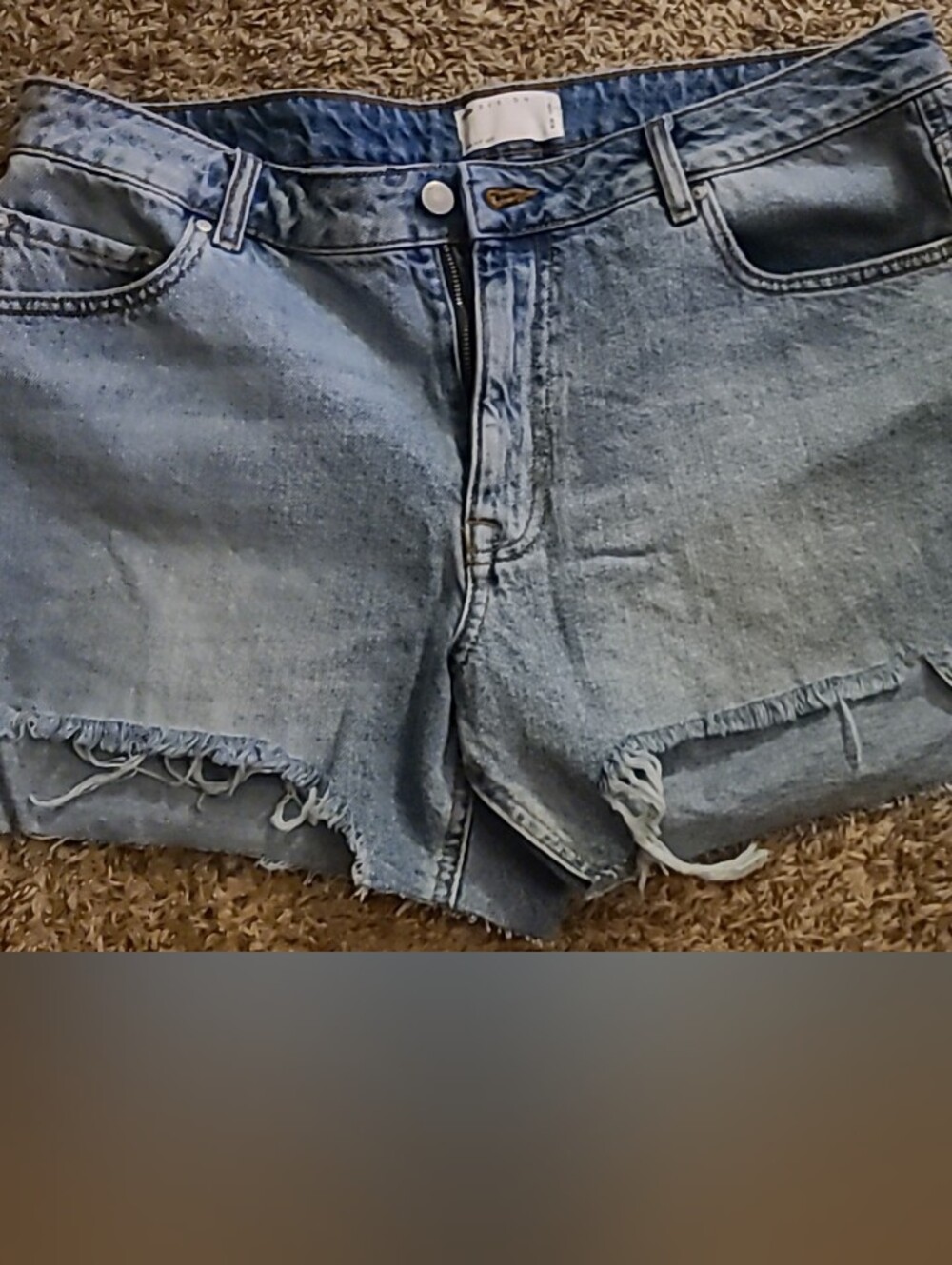 ASOS Light Wash Distressed Women’s Denim Shorts